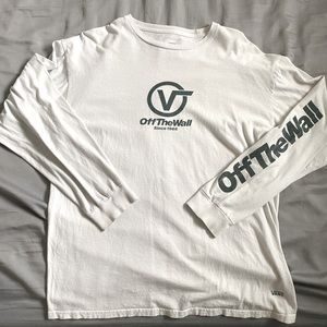 Discontinued VANS OFF THE WALL LONG SLEEVE LOGO TEE